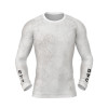 T-shirt de compression à manches longues DED STI Competition Blanc, taille : 3XL, Type de vêtements : Regular (Homme)  Chez DEVI