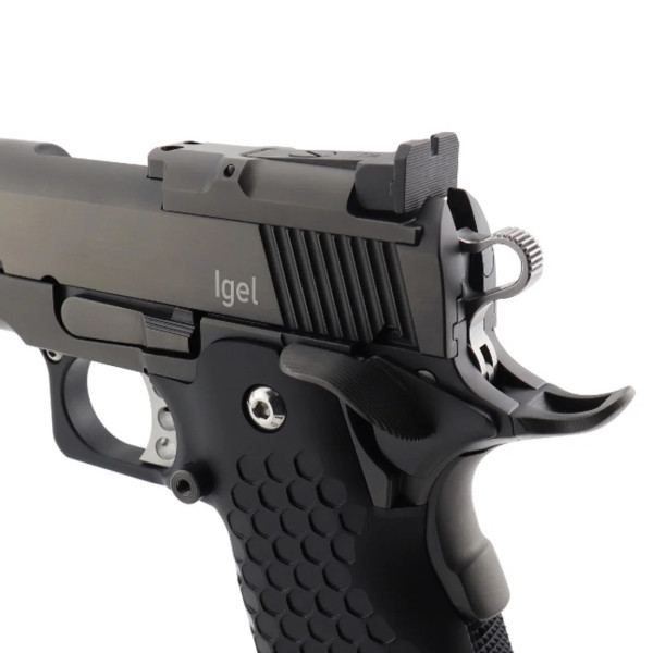 Pistolet STP IGEL 6.0 45Acp OPTICS  Chez DEVILLE ARMORY. Votre armurerie en ligne.