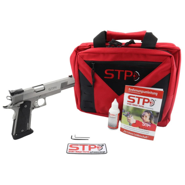 Pistolet STP Perfect Classic 5.4 45Acp INOX  Chez DEVILLE ARMORY. Votre armurerie en ligne.