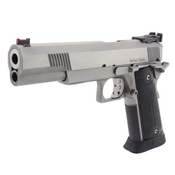 Pistolet STP Perfect Classic 5.4 45Acp INOX  Chez DEVILLE ARMORY. Votre armurerie en ligne.