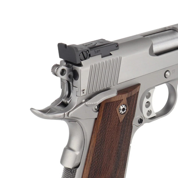 Pistolet STP Sentry 6.0 45Acp INOX  Chez DEVILLE ARMORY. Votre armurerie en ligne.