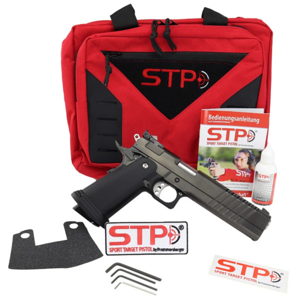 Pistolet STP Black Major 6.0 9x19  Chez DEVILLE ARMORY. Votre armurerie en ligne.