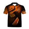 T-shirt DED CZ Shadow 2 Orange, taille : 8XL, Nom personnalisé : Avec nom personnalisé, Type de vêtements : Régulier (Hommes)  C