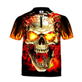 T-shirt DED Skull, taille: 9XL, Nom personnalisé: Sans nom, Type de vêtements: Régulier (Hommes)  Chez DEVILLE ARMORY. Votre arm