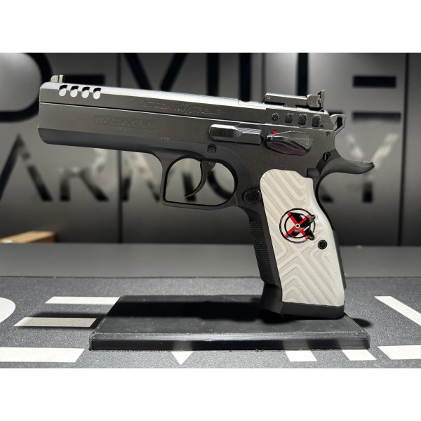 OCCASION PISTOLET TANFOGLIO STOCK2 EXTREME OR  Chez DEVILLE ARMORY. Votre armurerie en ligne.