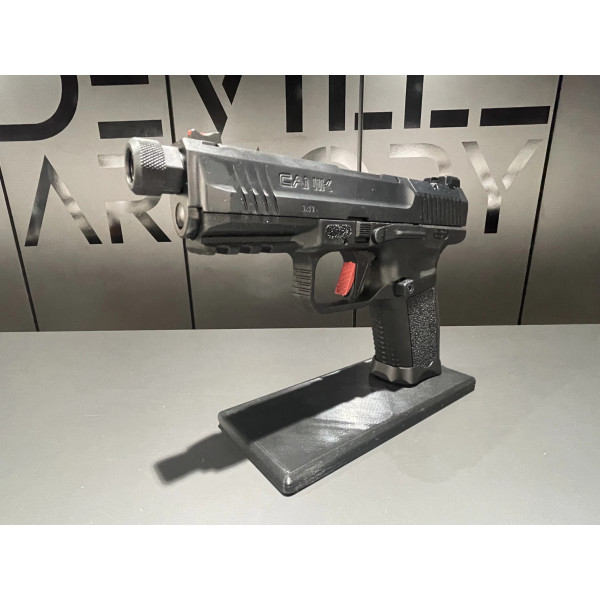 Pistolet CANIK TP-9 ELITE COMBAT NOIR 9X19  Chez DEVILLE ARMORY. Votre armurerie en ligne.