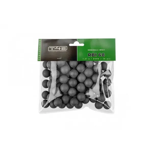 50 Billes de Défense noyau acier RBI 68 T4E cal.68 (7.67g)