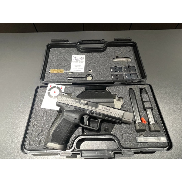 Pistolet CANIK TP-9 SFX MOD2 TUNGSTEN GRIS 9X19  Chez DEVILLE ARMORY. Votre armurerie en ligne.