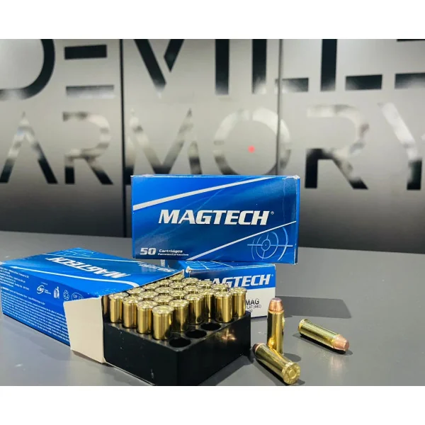 50 Cartouches MAGTECH 44 REM MAG 240GR FMJ FLAT