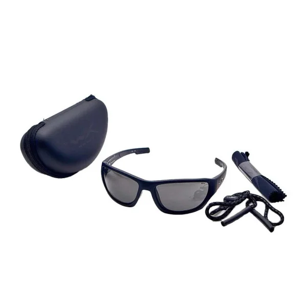 Lunettes Wiley X ACCLM01 CLIMB Smoke Grey Matte Black Frame