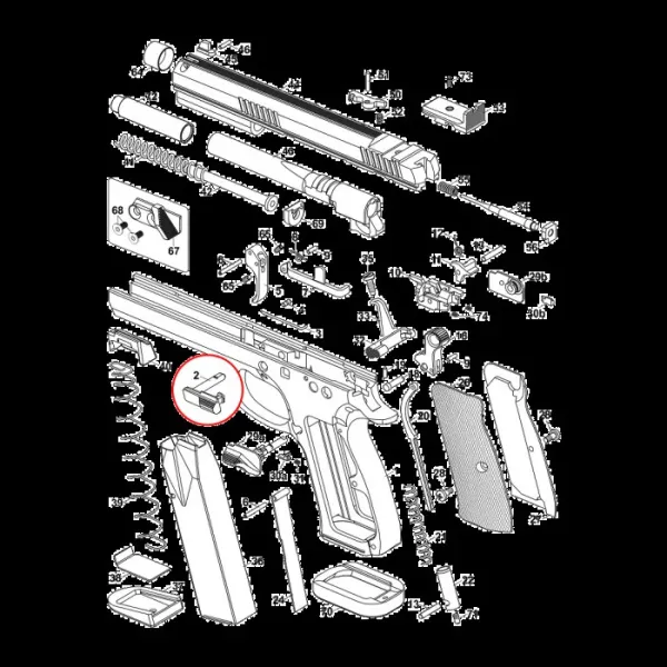 Arretoir ulasse CZ 75 TS