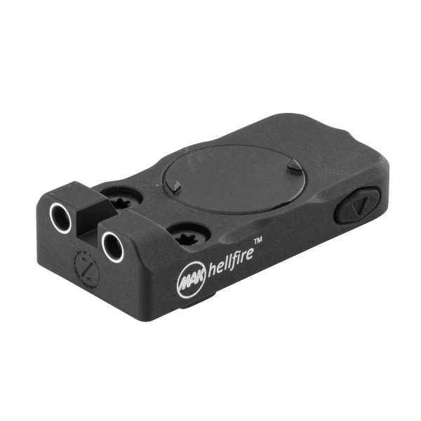 Hellfire visée glock illuminée  Chez DEVILLE ARMORY. Votre armurerie en ligne.