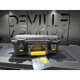 Mallette Plano armes de poing double fond 47x36x20cm  Chez DEVILLE ARMORY. Votre armurerie en ligne.