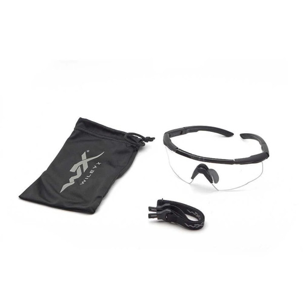 Wiley X 303 SABRE ADV Cadre noir mat transparent avec sac  Chez DEVILLE ARMORY. Votre armurerie en ligne.