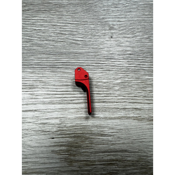 DETENTE SIMPLE ACTION ALU DROITE CZ75 ROUGE  Chez DEVILLE ARMORY. Votre armurerie en ligne.