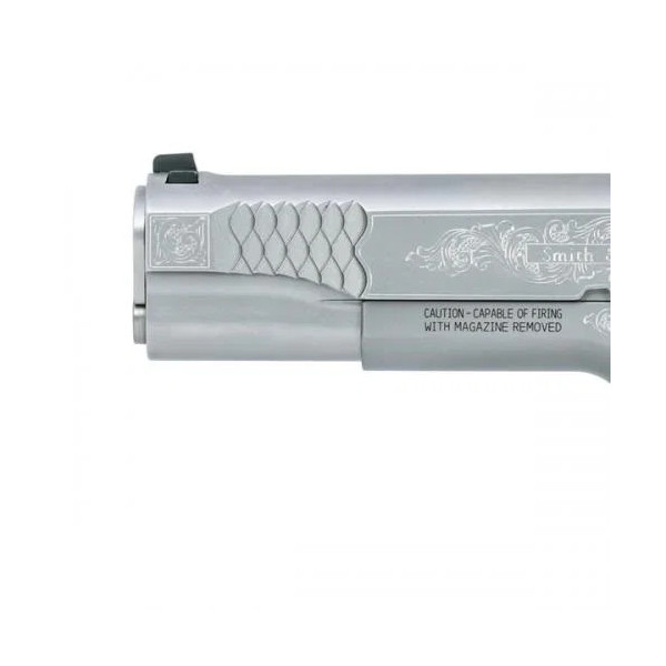 Pistolet S&W 1911 E-SERIES GRAVE CAL.45ACP  Chez DEVILLE ARMORY. Votre armurerie en ligne.