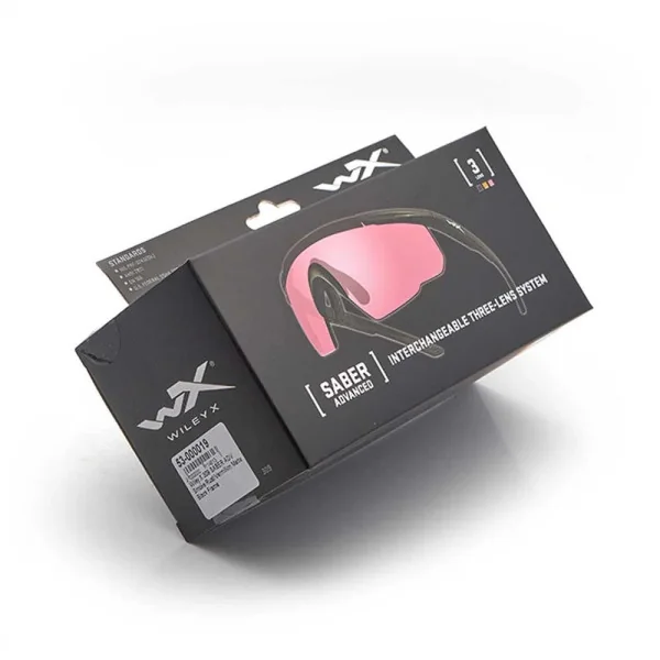 Wiley X 309 SABER ADV Smoke/Rust/Vermilion Matte Black Frame