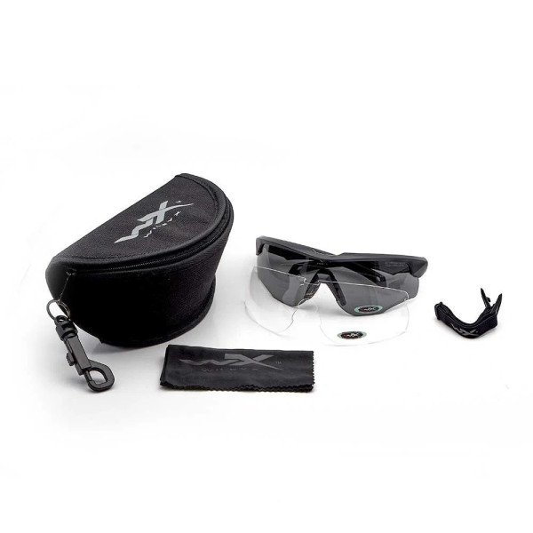 Cadre Wiley X 2801 ROGUE gris/noir mat transparent  Chez DEVILLE ARMORY. Votre armurerie en ligne.