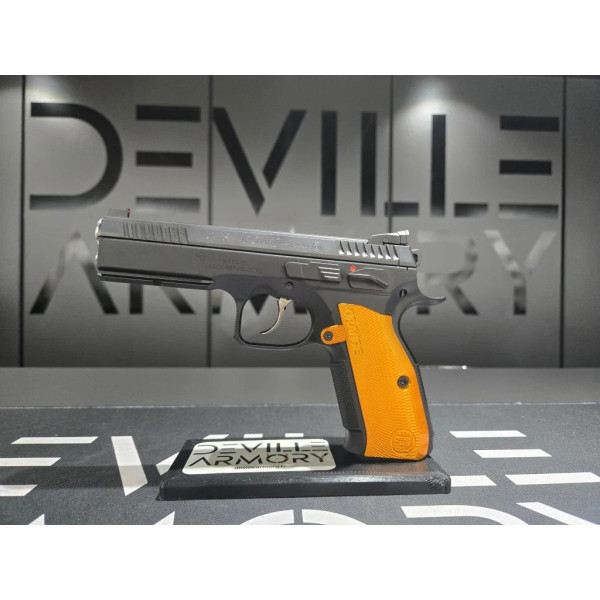 Pistolet CZ Shadow 2 Orange 9X19  Chez DEVILLE ARMORY. Votre armurerie en ligne.