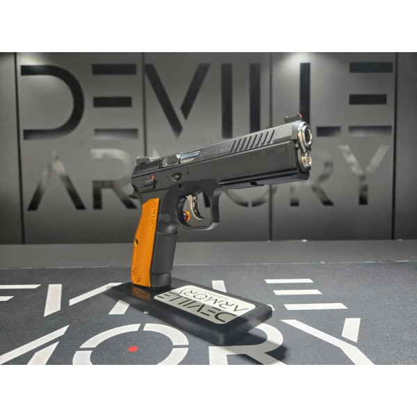 Pistolet CZ Shadow 2 Orange 9X19  Chez DEVILLE ARMORY. Votre armurerie en ligne.