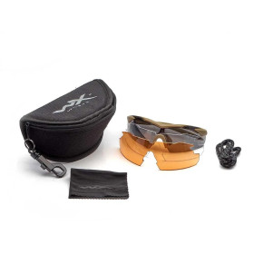 Cadre Wiley X 3512 VAPOR 2.5 gris/transparent/bronze rouille clair  Chez DEVILLE ARMORY. Votre armurerie en ligne.