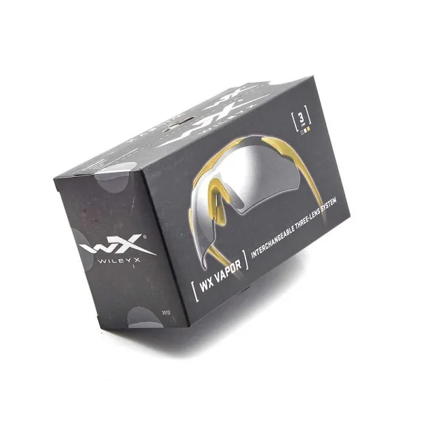 Wiley X 3512 VAPOR 2.5 Grey/Clear/Light Rust Tan Frame
