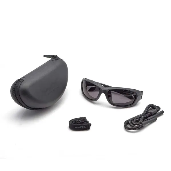 WILEY X CCGRA08 GRAVITY Captivate Smoke Gris Matte Noir Carcasse