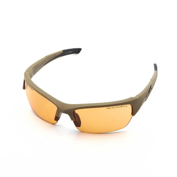 Wiley X CHVAL06T Valor Clear, Smoke Grey, Light Rust Mirror