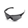 Lunettes à monture noire mate Wiley X 2852 ROGUE COMM gris/clair/rouille clair