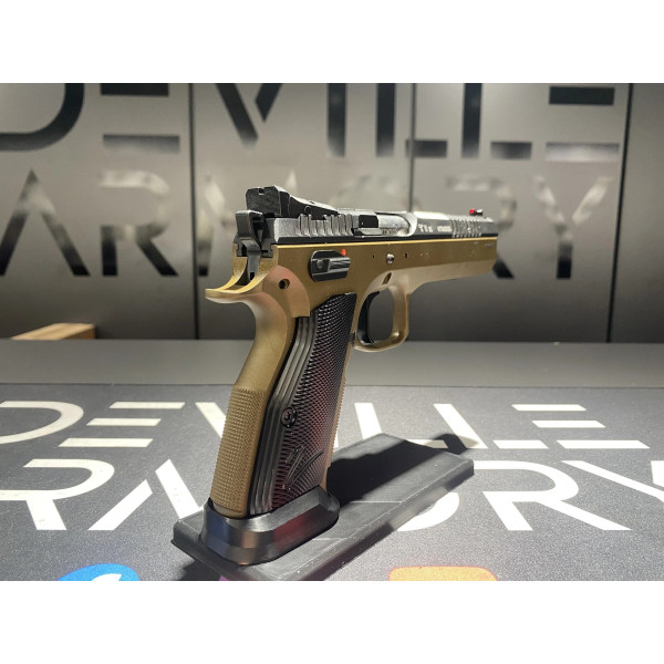 Pistolet CZ TS2 9x19 Deep Bronze  Chez DEVILLE ARMORY. Votre armurerie en ligne.