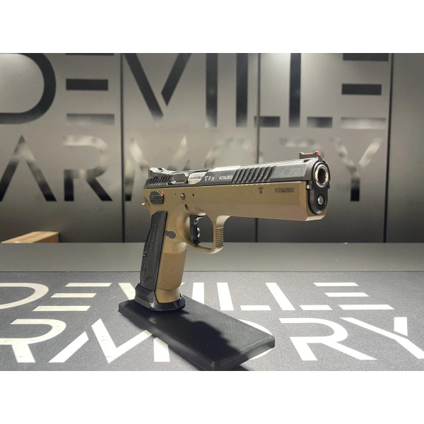 Pistolet CZ TS2 9x19 Deep Bronze  Chez DEVILLE ARMORY. Votre armurerie en ligne.