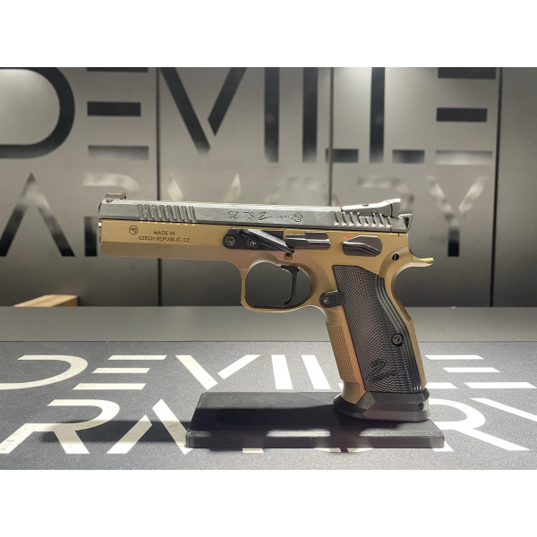 Pistolet CZ TS2 9x19 Deep Bronze  Chez DEVILLE ARMORY. Votre armurerie en ligne.