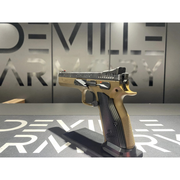 Pistolet CZ TS2 9x19 Deep Bronze  Chez DEVILLE ARMORY. Votre armurerie en ligne.