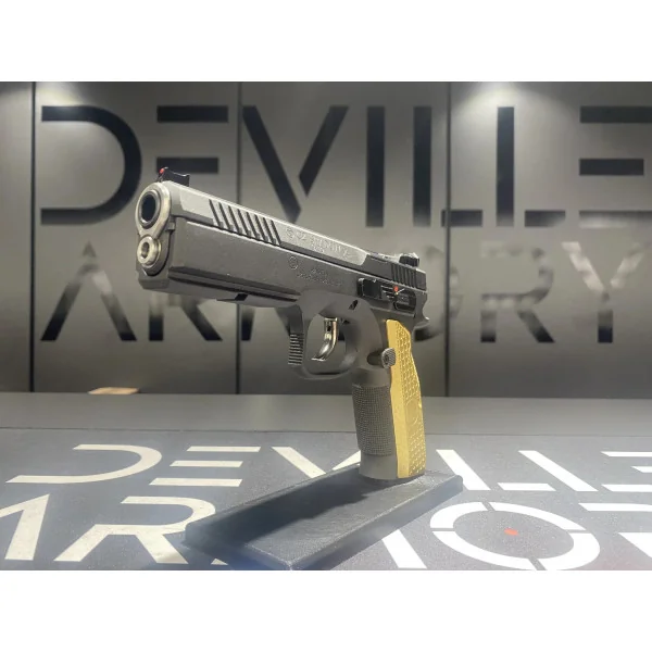 Pistolet Cz Shadow 2 Bushing OR Cerakote Cobalt 9x19 + Plaquette custom