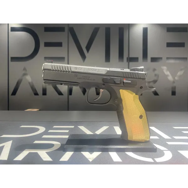 Pistolet Cz Shadow 2 Bushing OR Cerakote Cobalt 9x19 + Plaquette custom