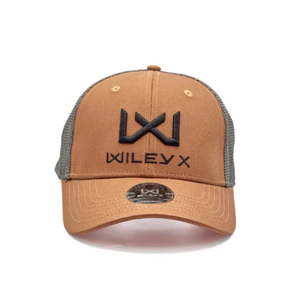 WILEY X Trucker Cap - Tan/Grey, Noir WX