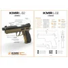 Pistolet KMR L-02 UMBRA OR 5'' 9x19