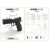 Pistolet KMR W-02 UMBRA OR 4,5'' 9x19