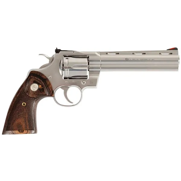 Revolver COLT Python, 6" Canon, 357 Magnum, Stainless Acier