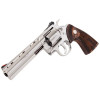 Revolver Colt Python, 6" Barrel, 357 Magnum, Stainless Steel, Wood Grips, Revolver, CIP  Chez DEVILLE ARMORY. Votre armurerie en