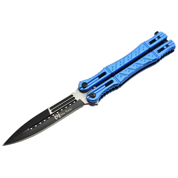 Couteau papillon Max Knives Bleu