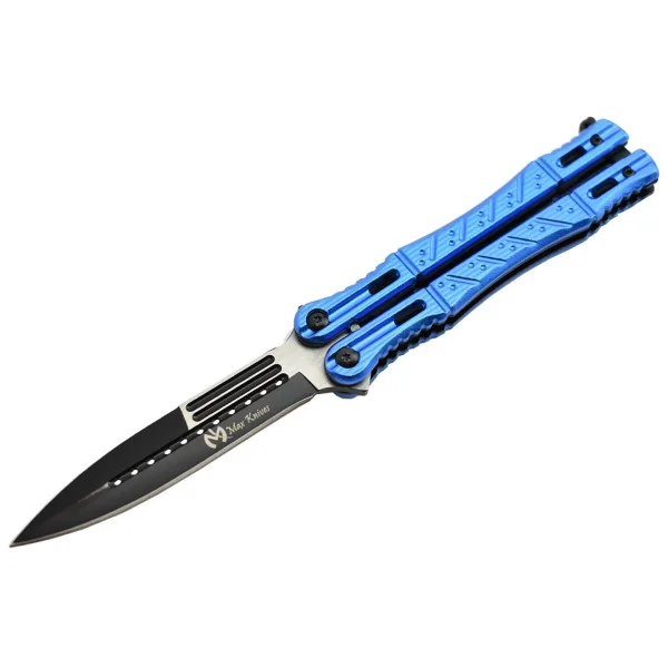 Couteau papillon Max Knives Bleu