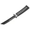 Couteau papillon lame acier 3CR13 manche aluminium blanc et noir