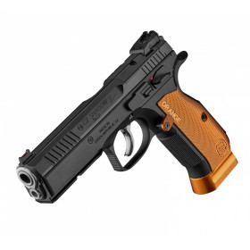 Pistolet CZ Shadow 2 Orange Optic Ready 9X19  Chez DEVILLE ARMORY. Votre armurerie en ligne.
