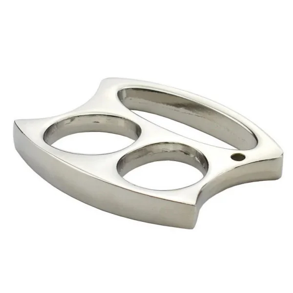 Max Knives Poing américain 2 doigts métal chromé argenté