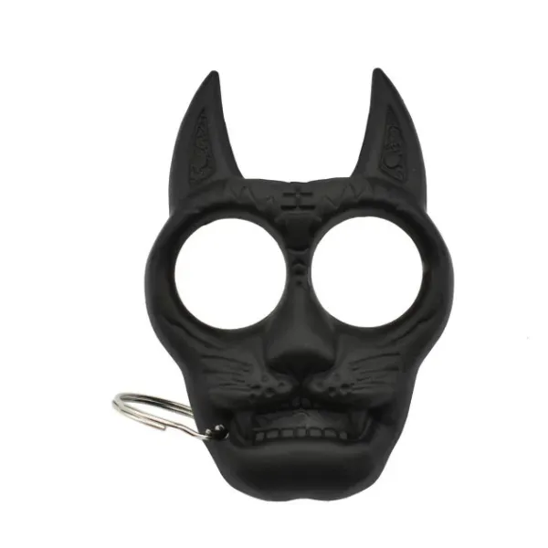 Max Knives Poing américain en plastique tête de chat à 2 doigts