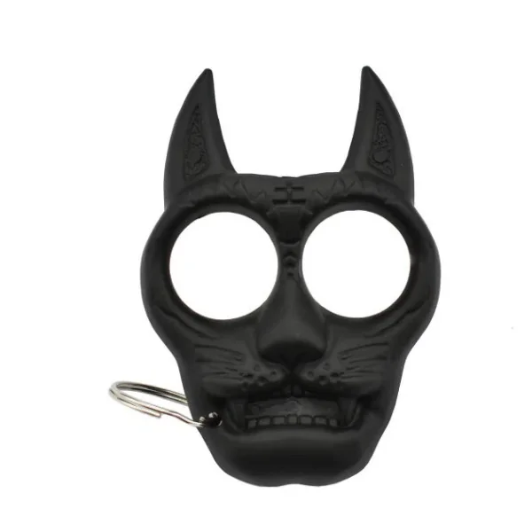 Max Knives Poing américain en plastique tête de chat à 2 doigts