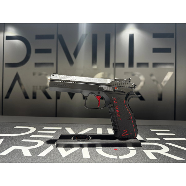 Pistolet CZ SHADOW 2 Target 5'' 9X19  Chez DEVILLE ARMORY. Votre armurerie en ligne.