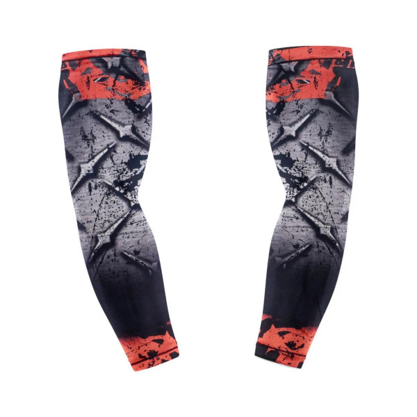 Manchons de bras DED STI 2011 Red Edition, taille : 9XL  Chez DEVILLE ARMORY. Votre armurerie en ligne.