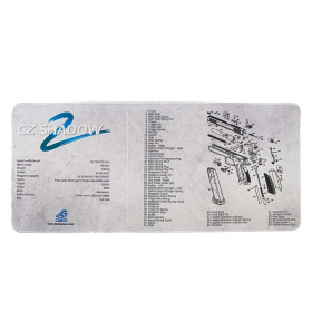 DED Tapis en Caoutchouc CZ Shadow 2 Gris  Chez DEVILLE ARMORY. Votre armurerie en ligne.